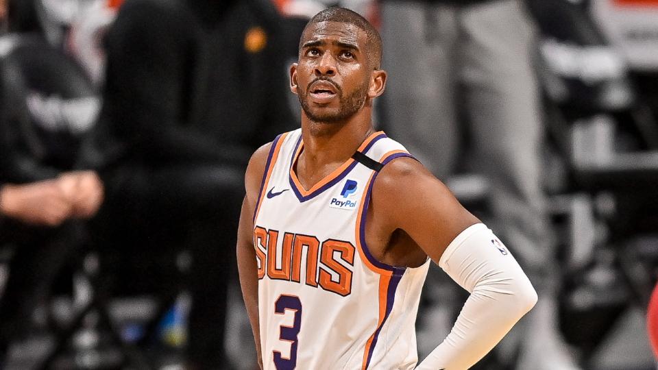 Chris Paul schließt sich den Golden State Warriors an, harmonische Szene im Training